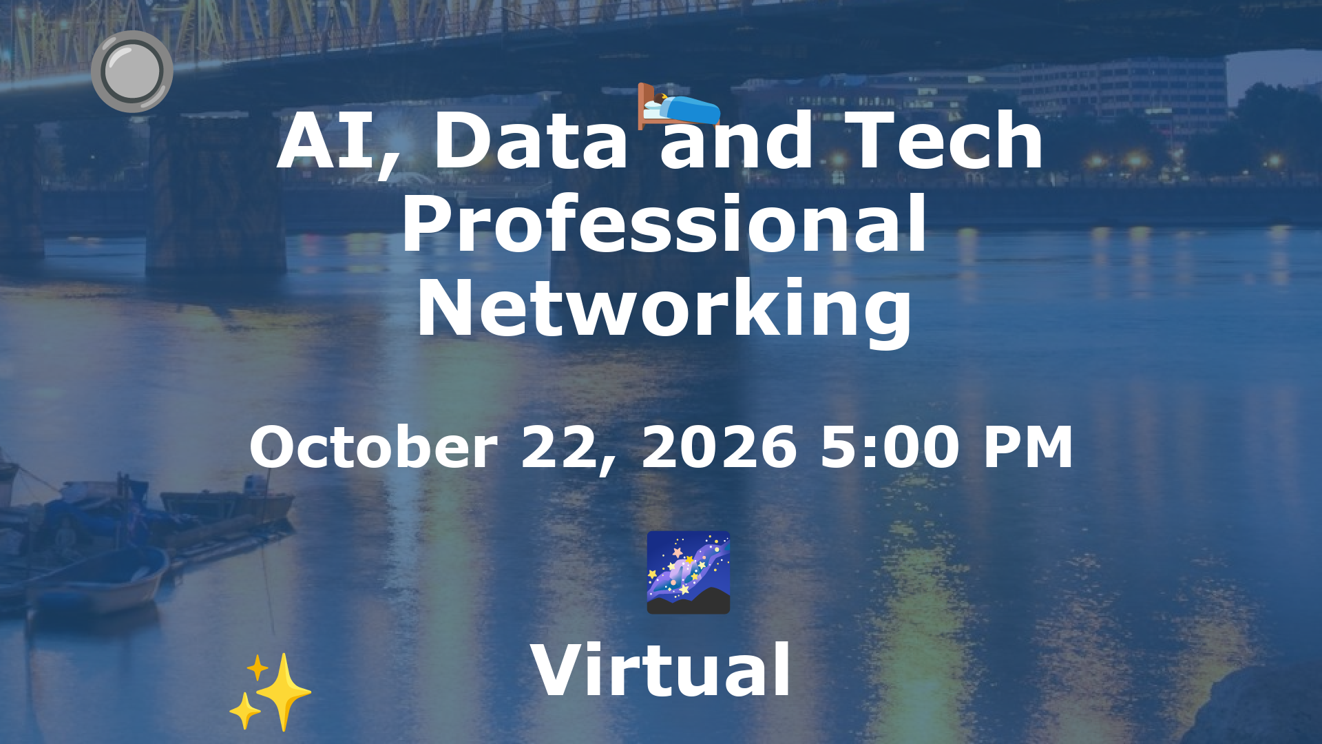 AI, Data and Tech Professional Networking event image